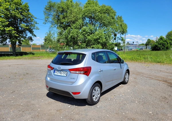 Hyundai ix20 cena 20900 przebieg: 220000, rok produkcji 2011 z Bieżuń małe 211